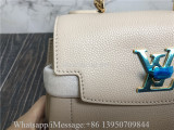 Original Louis Vuitton LockMe Ever Mini Bag Greige M21052