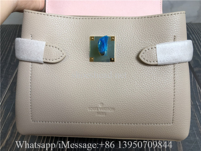 Original Louis Vuitton LockMe Ever Mini Bag Greige M21052