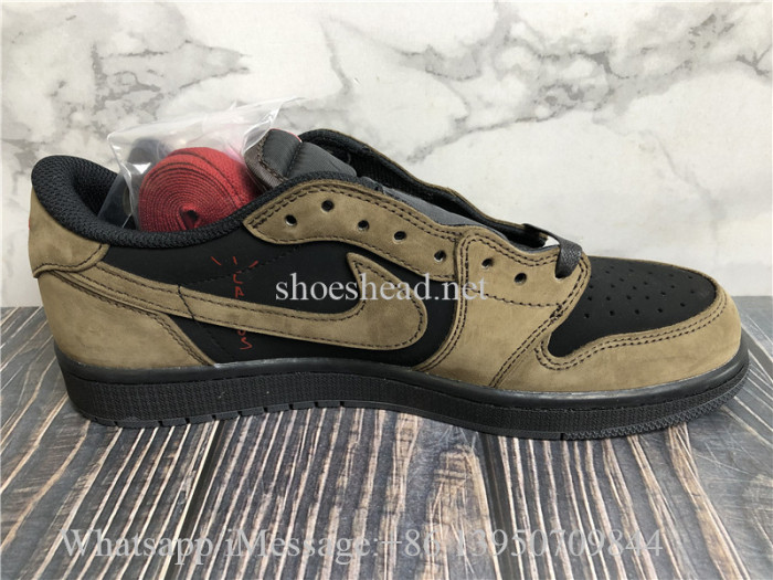 Air Jordan 1 Low Travis Scott Chocolate Velvet