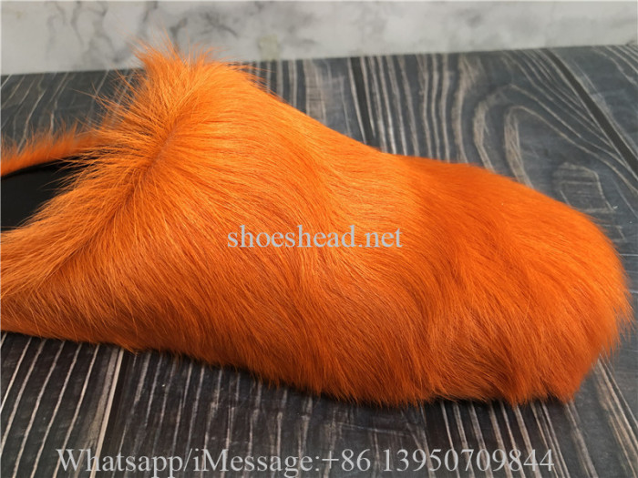 Marni Fussbett Sabot Slip-On Loafers Slide Orange
