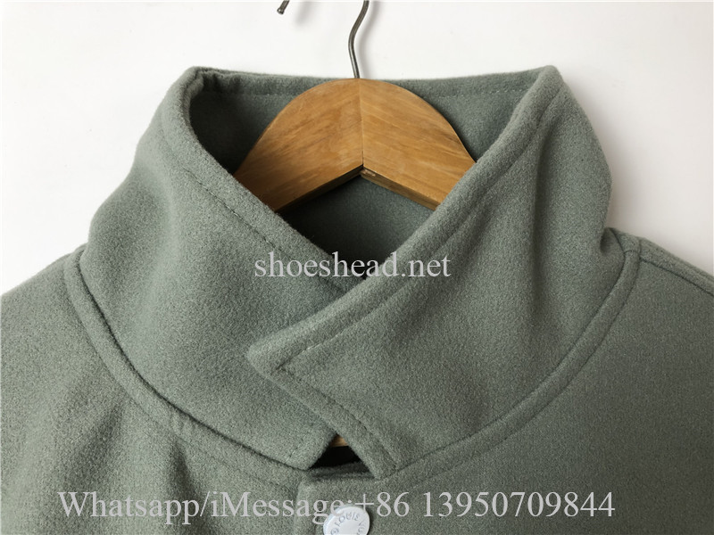 Louis Vuitton Blue Leather And Wool Varsity Jacket
