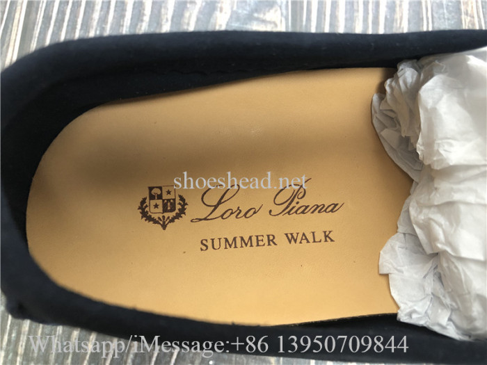 Loro Piana Summer Walk Loafers Classic Blue