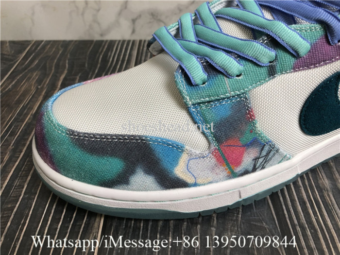 Nike SB Dunk Futura Laboratories Bleached Aqua