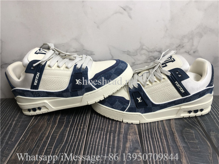 Louis Vuitton Trainer Blue Damier