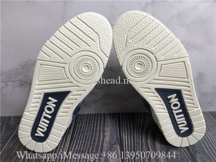Louis Vuitton Trainer Blue Damier