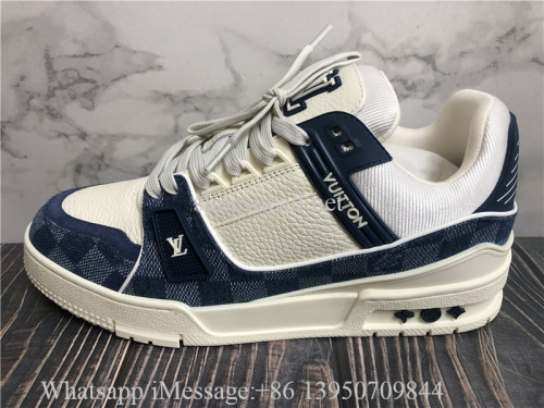 Louis Vuitton Trainer Blue Damier