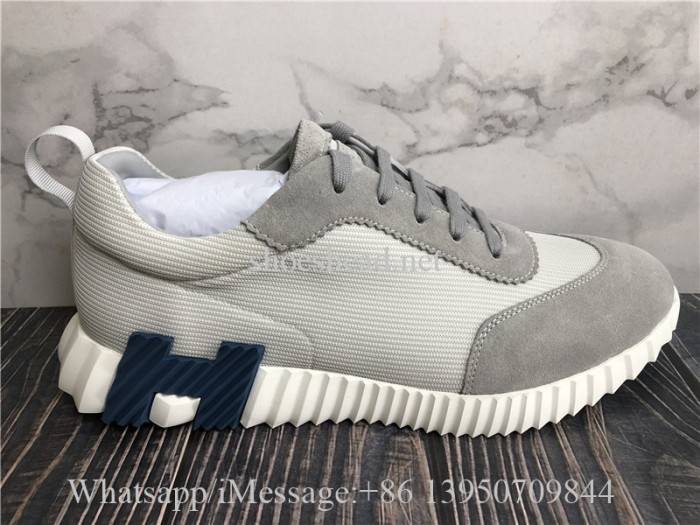 Hermes Bouncing Sneaker Grey Blue