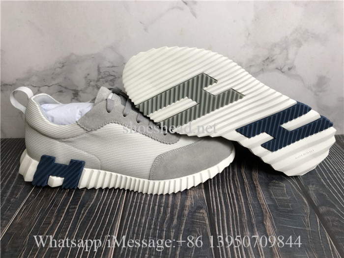 Hermes Bouncing Sneaker Grey Blue