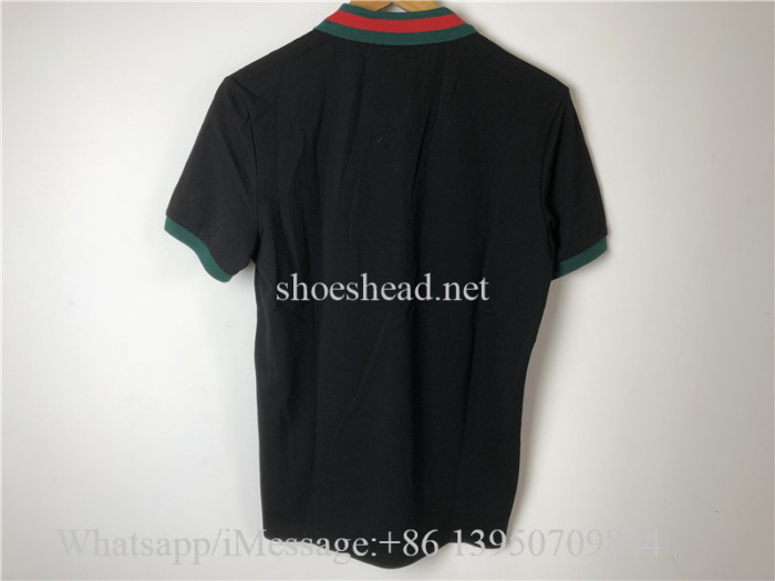 Gucci Polo Black Tee Shirt