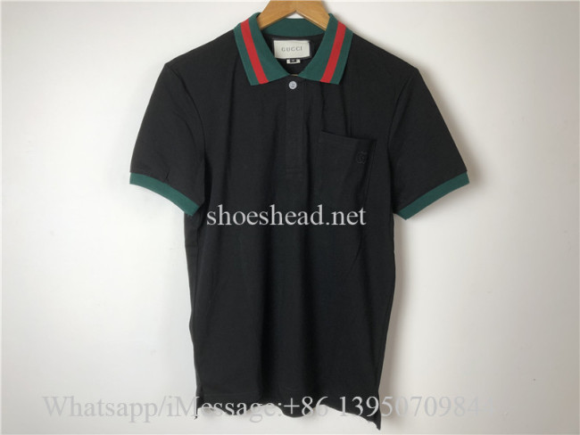 Gucci Polo Black Tee Shirt