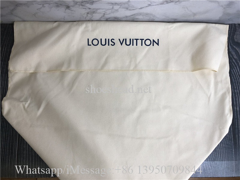 Original Louis Vuitton Keepall Bandouliere 50cm LV Aerogram Black Duffle Bag M21420