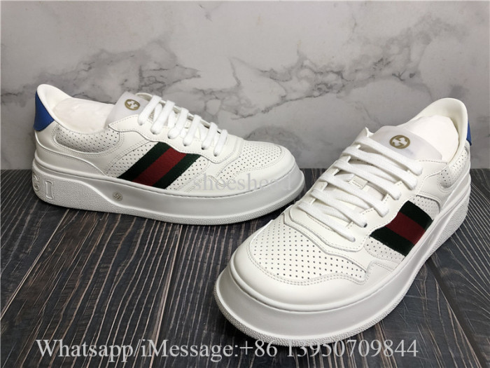 Gucci Chunky B Web Low-Top Sneakers