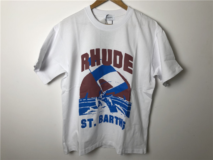 Rhude White Tee Shirt