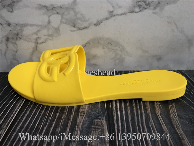 Dolce & Gabbana Rubber Beachwear Slides