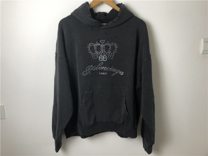 Balenciaga Grey Sweater Hoodie