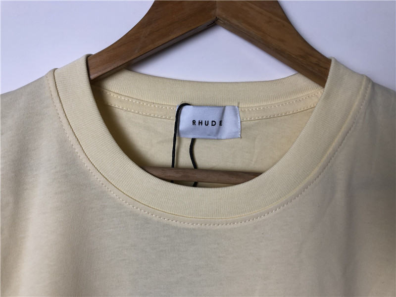 Rhude Yellow Tee Shirt