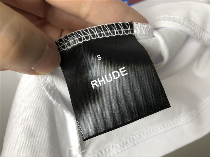 Rhude White Tee Shirt