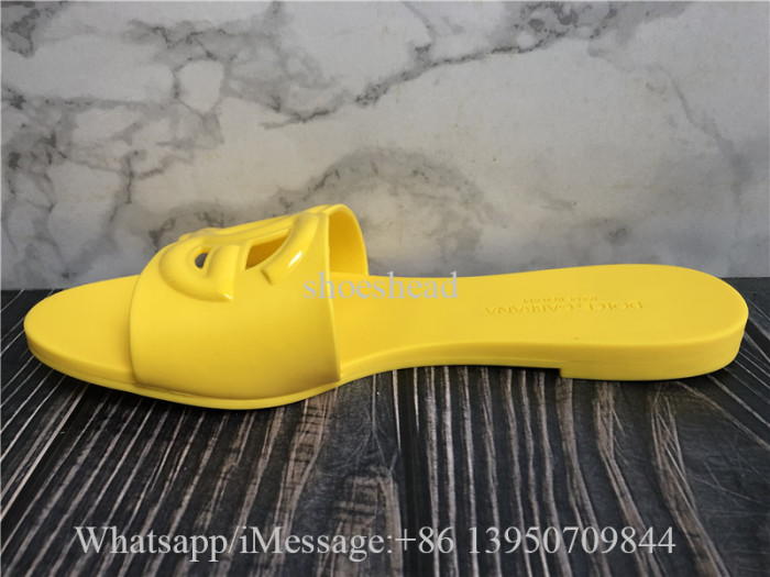 Dolce & Gabbana Rubber Beachwear Slides