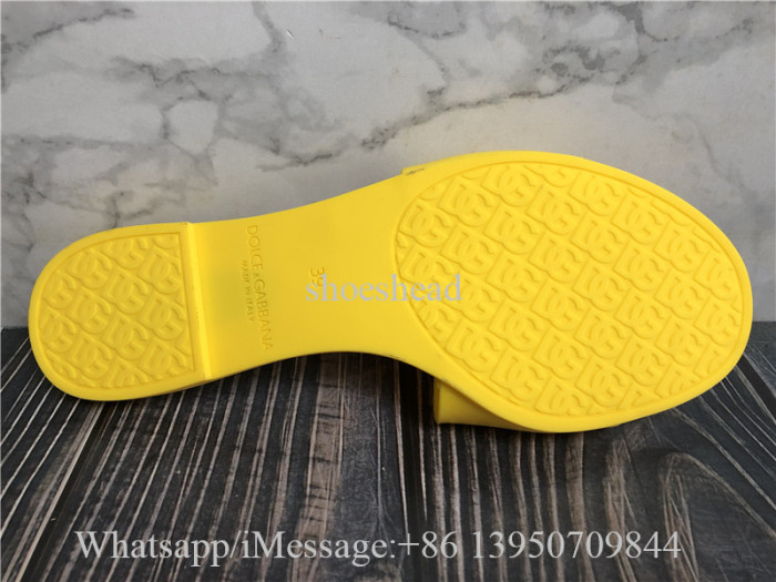 Dolce & Gabbana Rubber Beachwear Slides