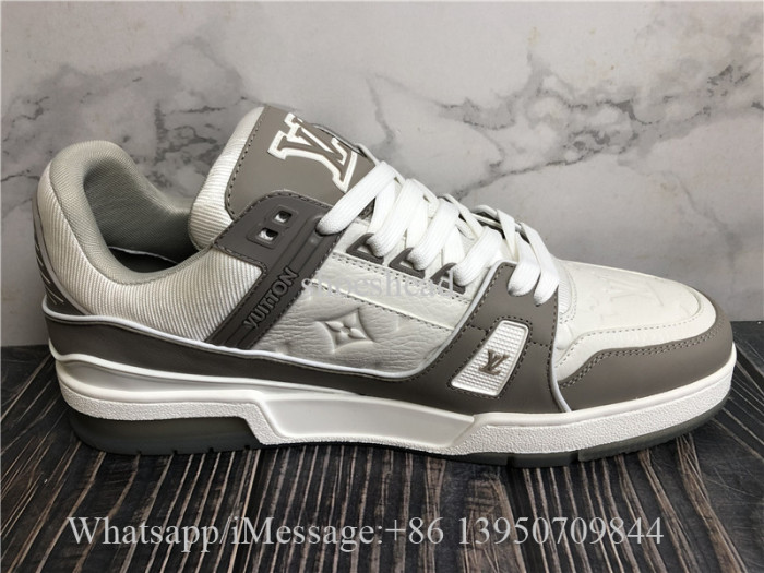 Louis Vuitton Trainer Grey White