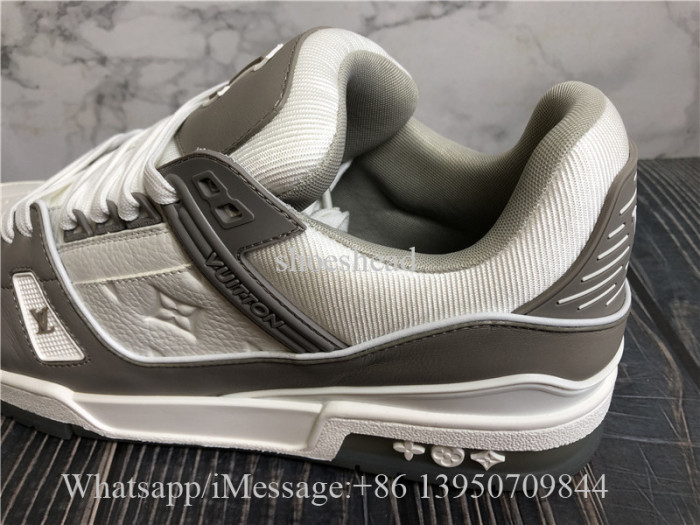 Louis Vuitton Trainer Grey White
