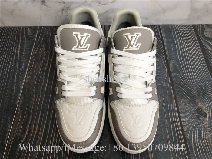 Louis Vuitton Trainer Grey White