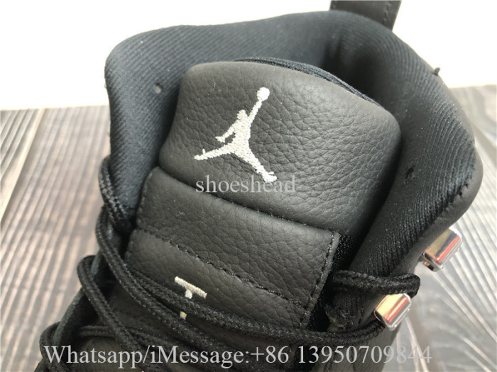 Air Jordan 12 Barons Black Wolf Grey