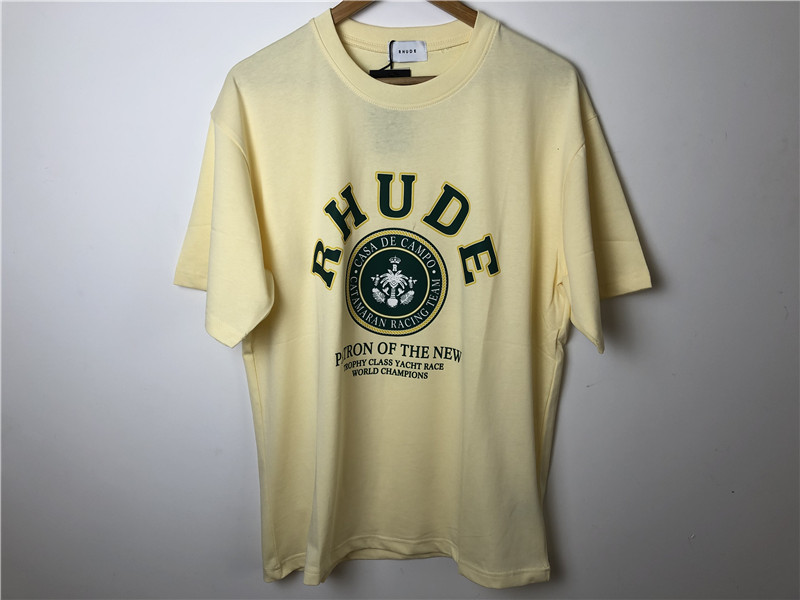 Rhude Yellow Tee Shirt