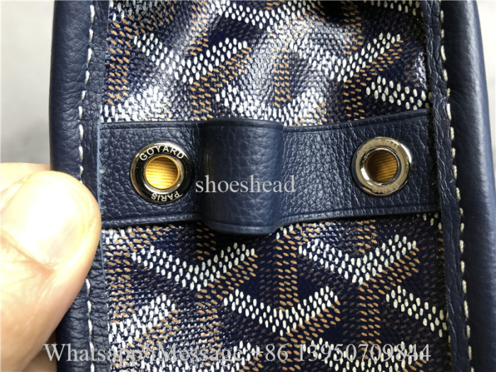 Original Goyard Jouvence Toiletry Bag MM Blue