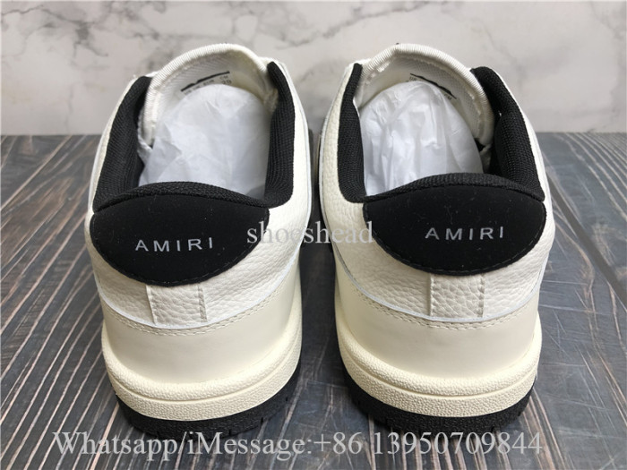 Amiri Low Top Sneaker Black White
