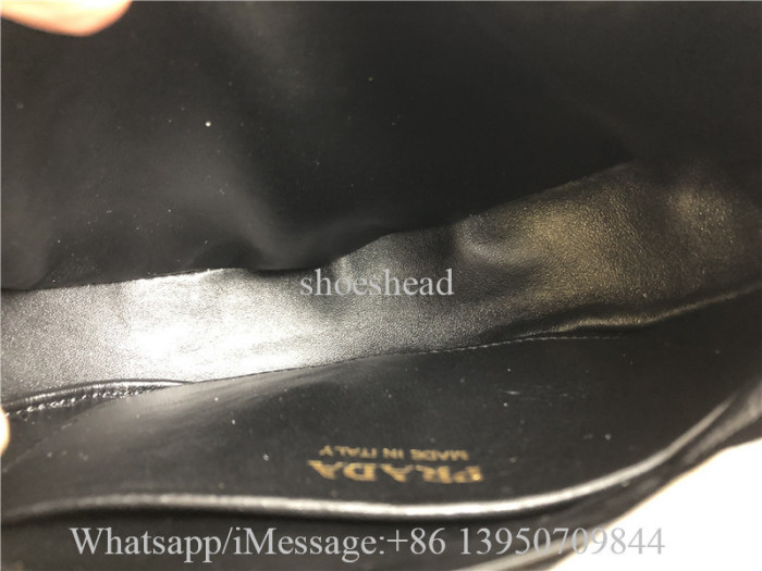 Original Prada Calf Hair Leopard Print Arqué Shoulder Bag