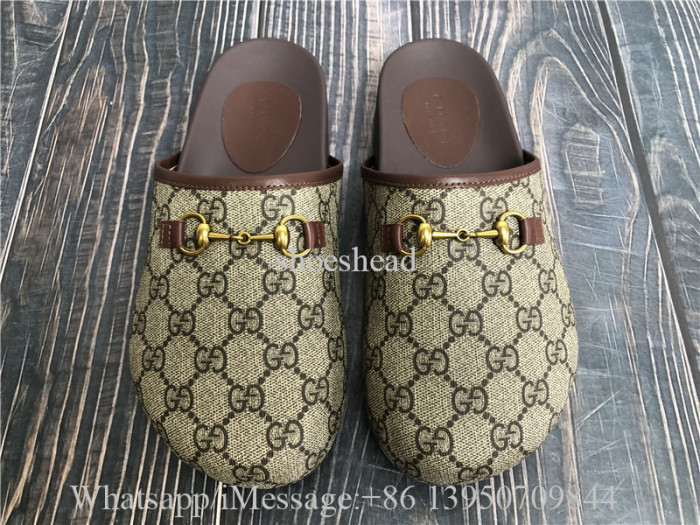 Gucci Horsebit Slipper In GG Supreme