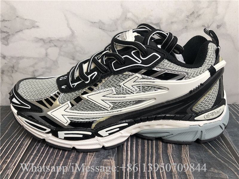 Off-White Be Right Back Grey Black Sneaker