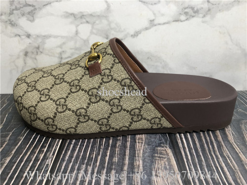 Gucci Horsebit Slipper In GG Supreme
