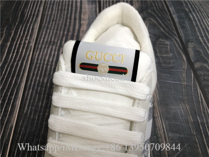 Gucci Crystal Embellished GG Screener Sneakers