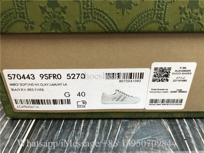 Gucci Crystal Embellished GG Screener Sneakers
