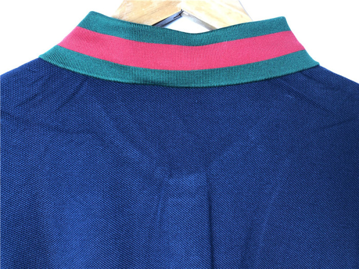 Gucci Polo Navy Blue Tee Shirt