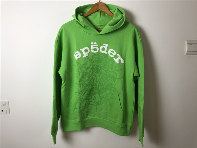 Spider Sp5der Green Hoodie