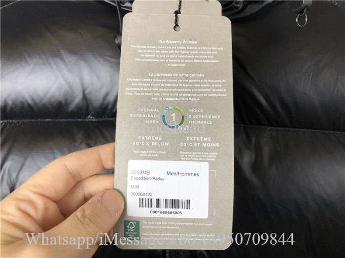 Canada Goose Down Black Jacket