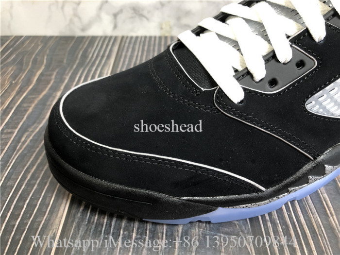 Super Quality Air Jordan 5 Black Metallic Reimagined
