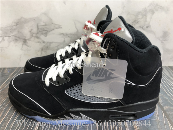 Super Quality Air Jordan 5 Black Metallic Reimagined