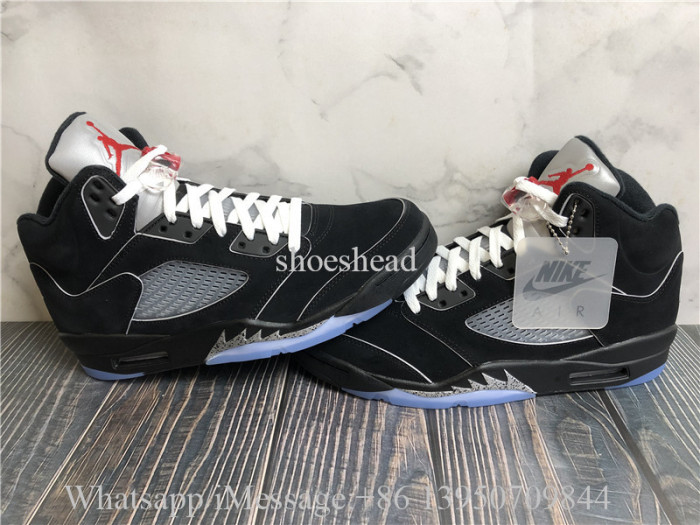 Super Quality Air Jordan 5 Black Metallic Reimagined