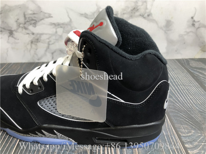 Super Quality Air Jordan 5 Black Metallic Reimagined