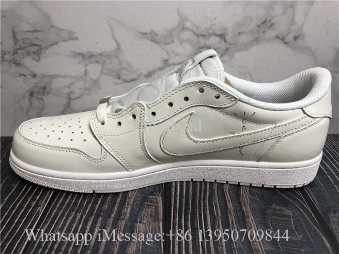 Travis Scott x Jordan Air Jordan 1 Low Triple White