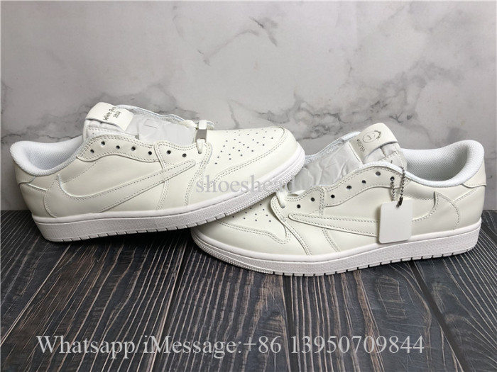 Travis Scott x Jordan Air Jordan 1 Low Triple White