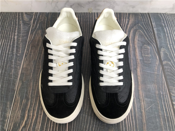 Super Quality Louis Vuitton Low Top Sneaker Black White