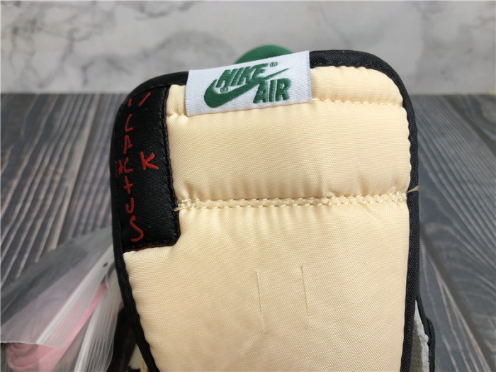 Travis Scott x Air Jordan 1 Low Green Black White