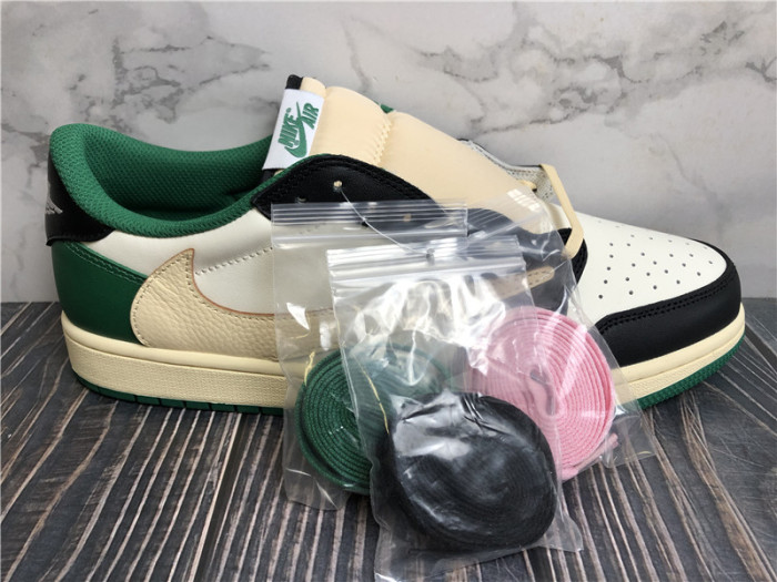 Travis Scott x Air Jordan 1 Low Green Black White