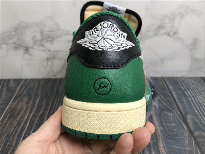 Travis Scott x Air Jordan 1 Low Green Black White