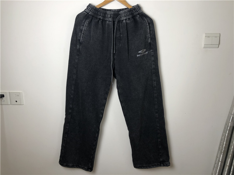 Balenciaga Black Wide Leg Pants